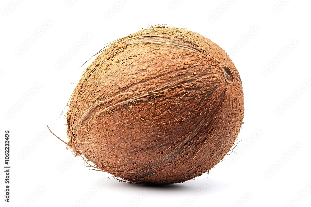 Fresh Coconut Isolated on White Background Fresh Coconut Isolated on White Background