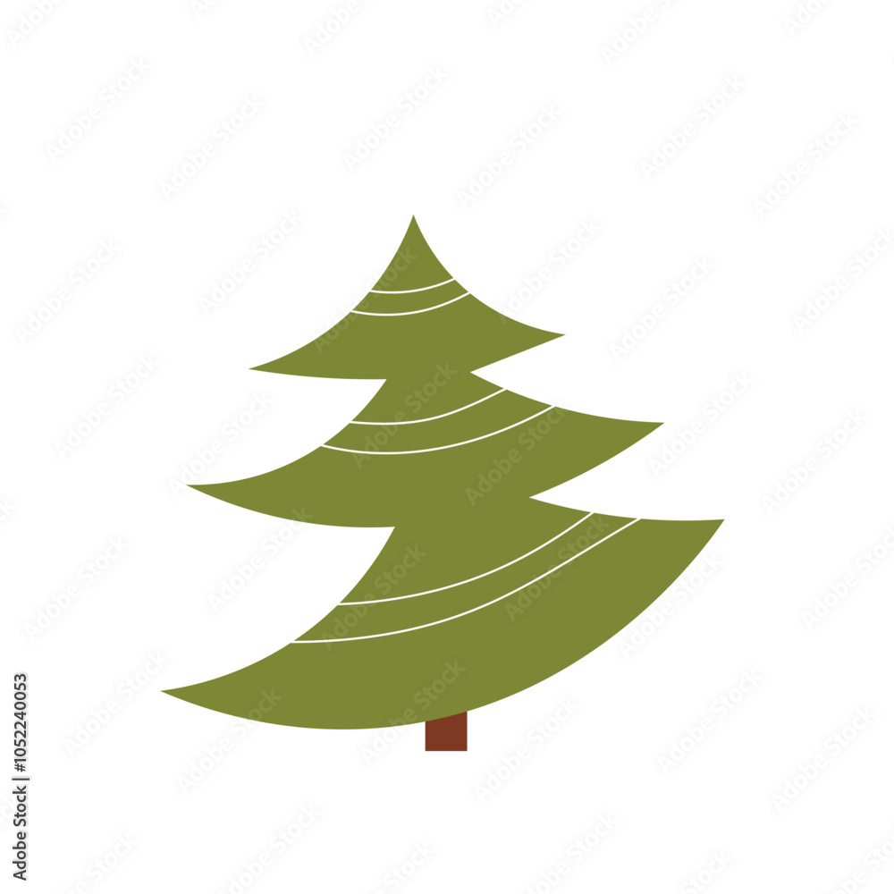 The with Christmas tree with with balls, garland, snowflakes. Winter illustration for fabric, textile wallpaper, posters, gift wrapping paper. Merry Christmas and New year Vector The with Christmas tree with with balls, garland, snowflakes. Winter illustration for fabric, textile wallpaper, posters, gift wrapping paper. Merry Christmas and New year Vector