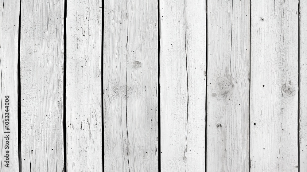 Naklejka premium Elegant white wooden planks background textures for design projects and artistic creations in minimalist style