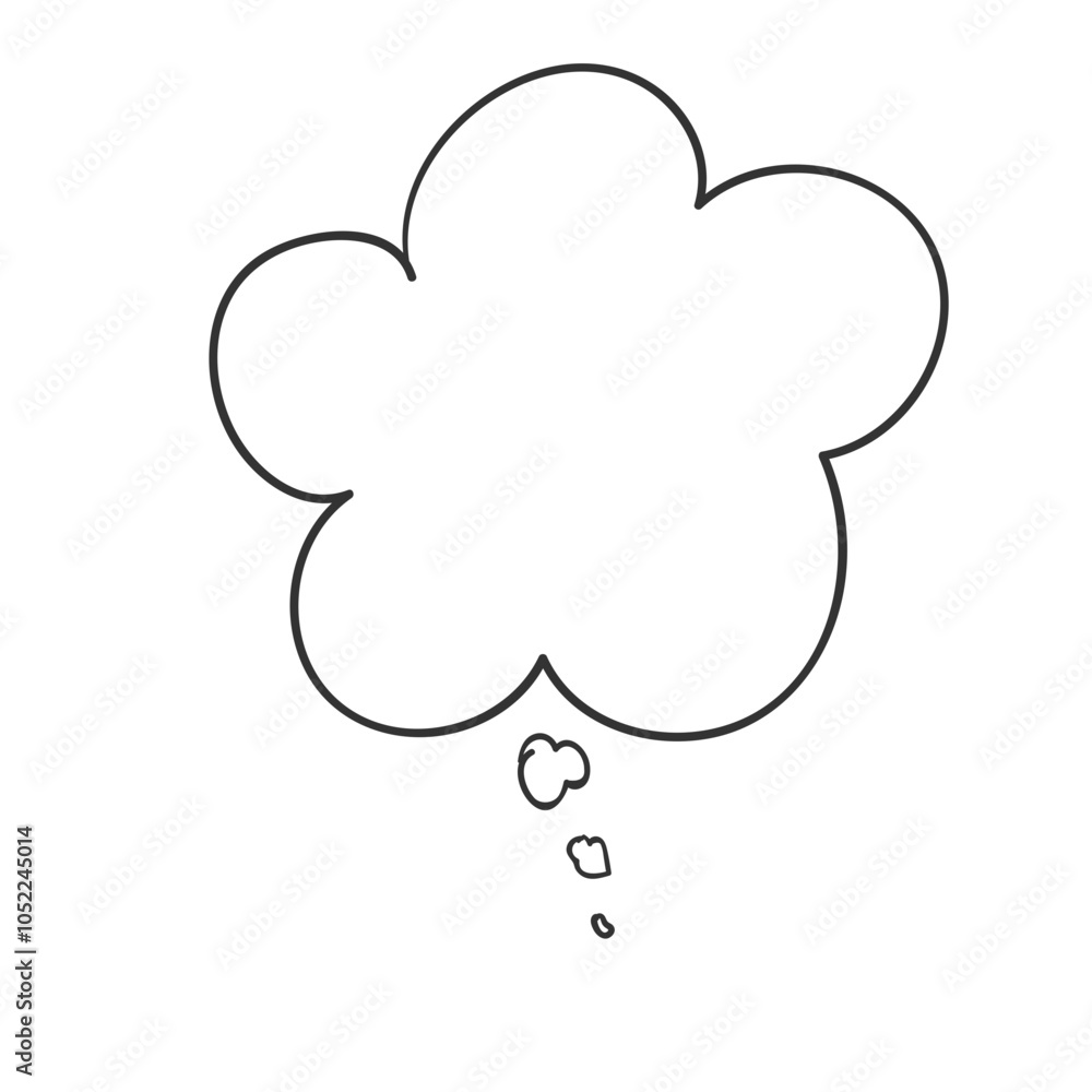 hand drawn speech bubbles