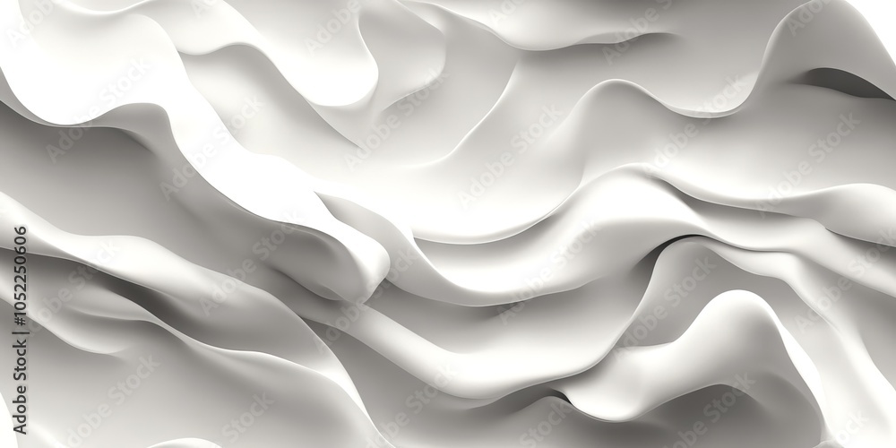 Fototapeta premium Elegant abstract fluid texture with soft blurred wave patterns for design