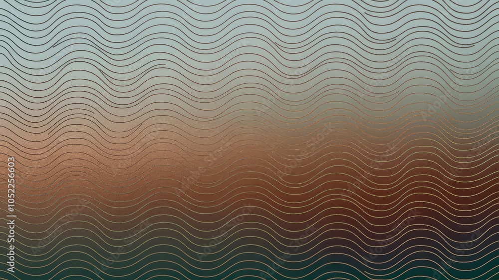 Wave pattern gradient. Abstract wavy lines, color gradient. Evokes feelings of fluidity and transition. Wave pattern gradient. Abstract wavy lines, color gradient. Evokes feelings of fluidity and transition.