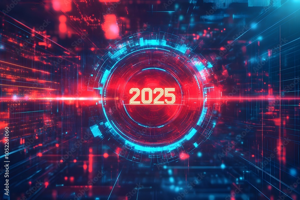 Futuristic Technology Concept for Year 2025 Futuristic Technology Concept for Year 2025