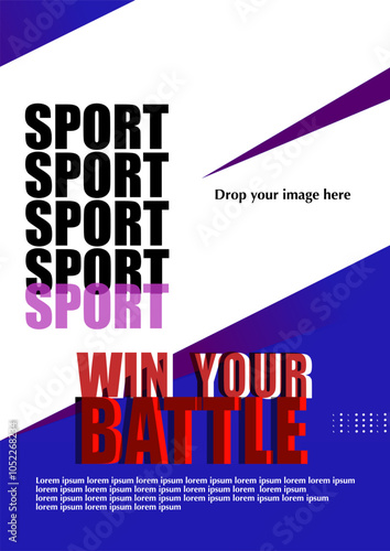 Sport campaign poster