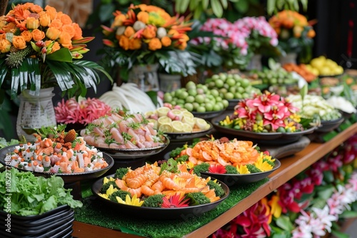 Vibrant Farmers Market Display