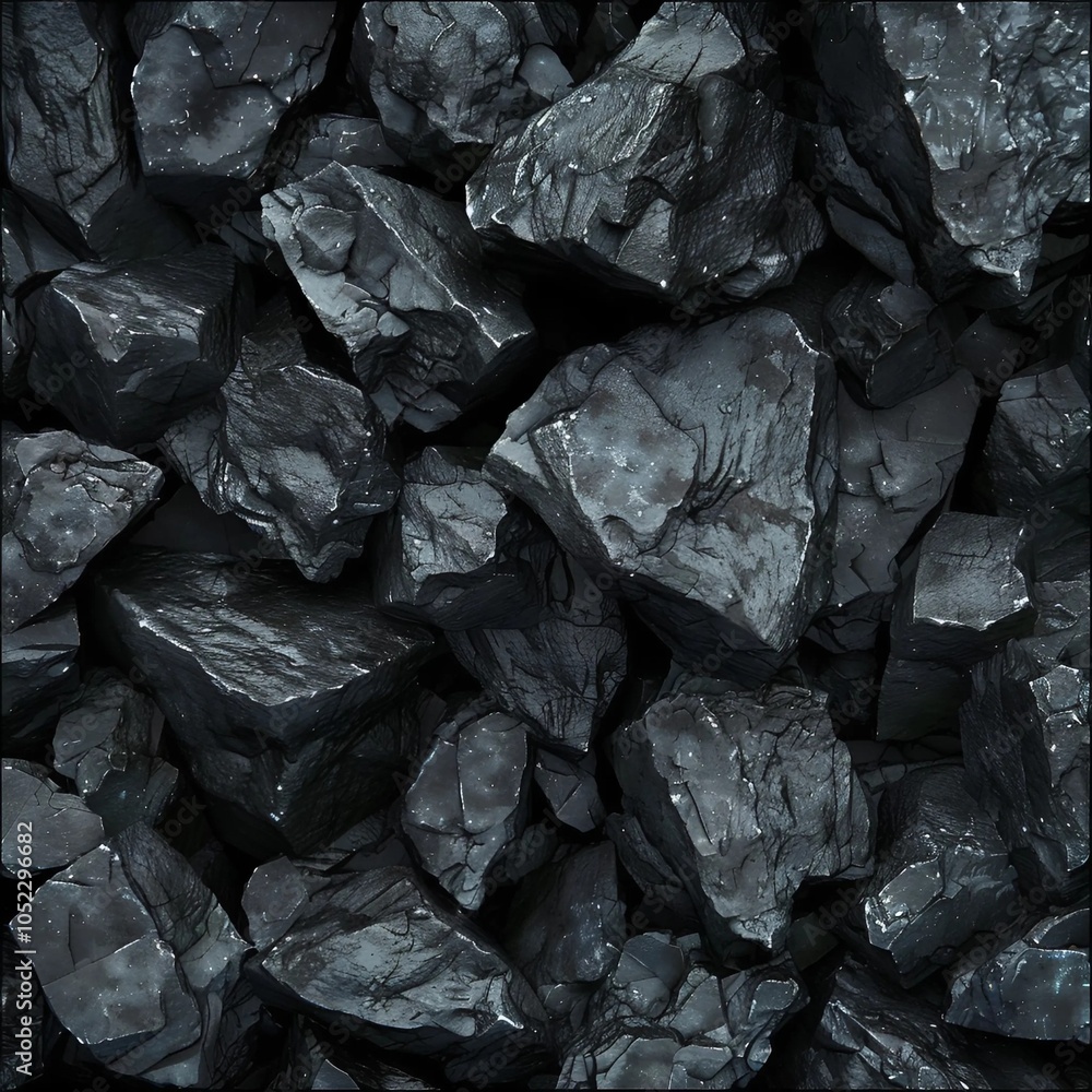 coal on black view of the background Generative coal on black view of the background Generative