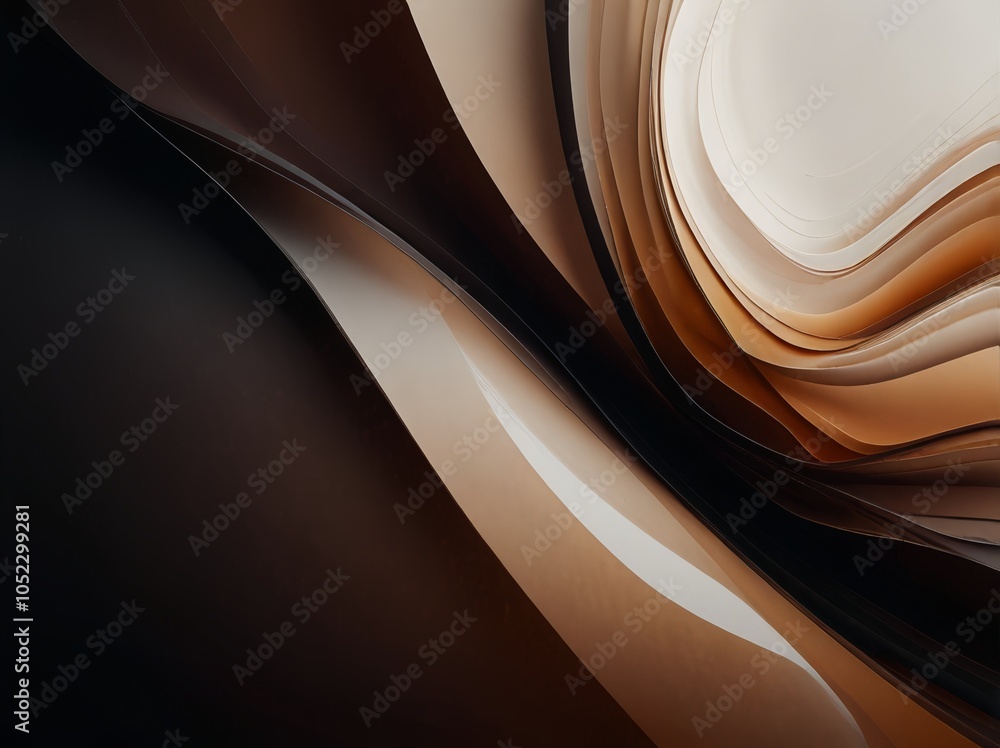 Fototapeta premium abstract wavy background