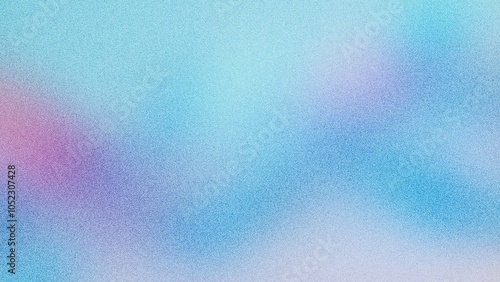 Light Blue and Pastel Hues with Subtle Gradient and Grain Texture, Grainy gradients style, vintage noise, abstract background