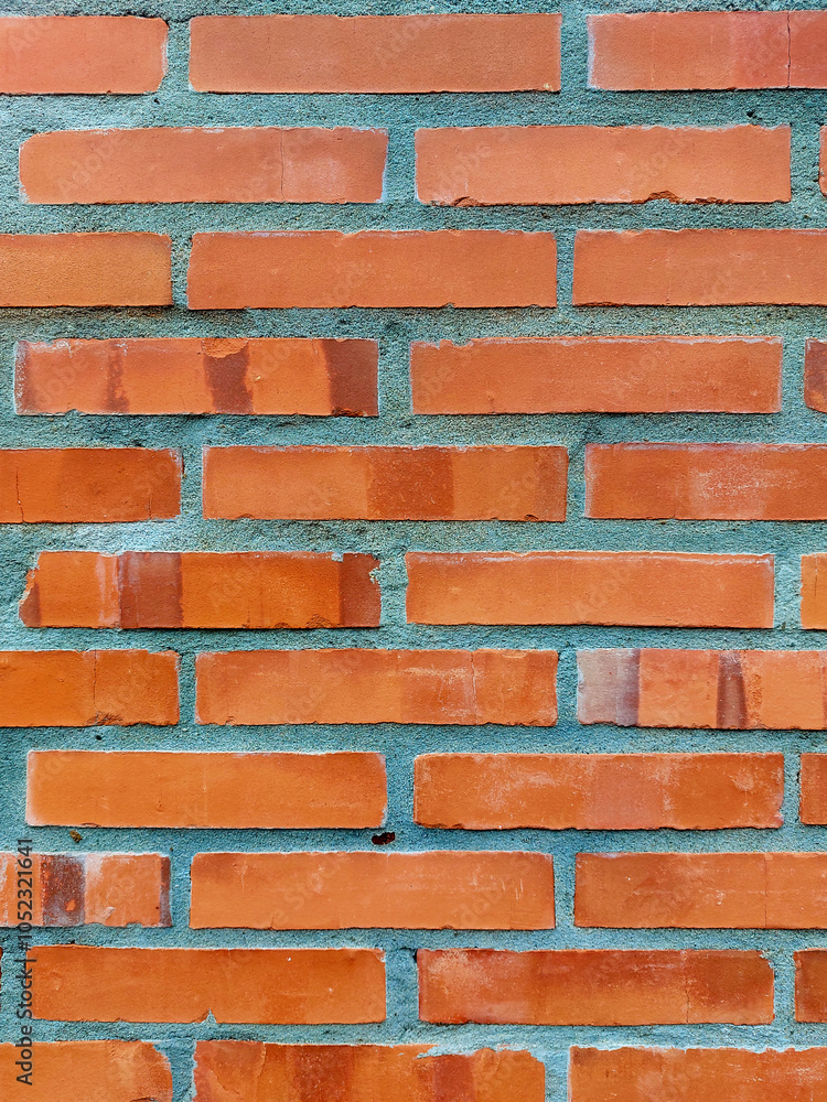 Fototapeta premium Beautiful Reddish-Brown Brick Wall Texture Background