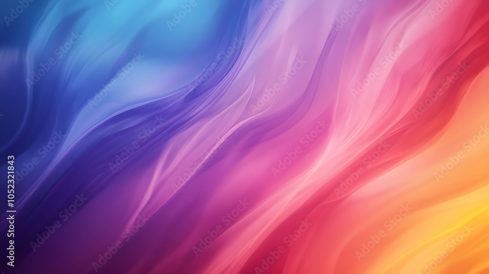 Abstract Colorful Wave Background with Silk-like Texture and Soft, Flowing Motion in Vibrant Hues of Blue, Pink, and Purple Abstract Colorful Wave Background with Silk-like Texture and Soft, Flowing Motion in Vibrant Hues of Blue, Pink, and Purple