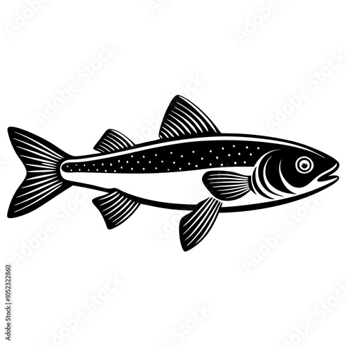 fish isolated on white