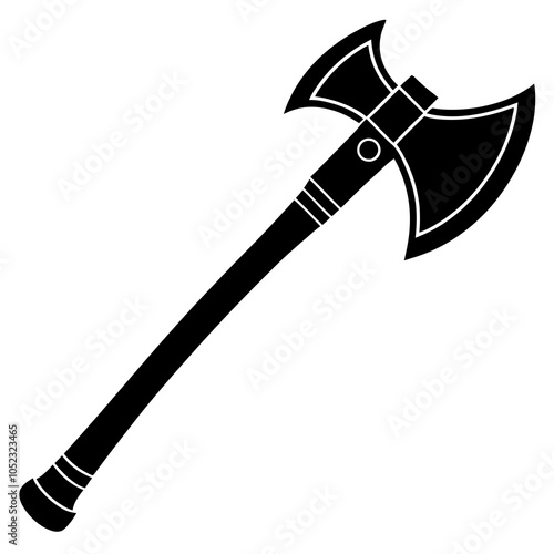 axe isolated on white background