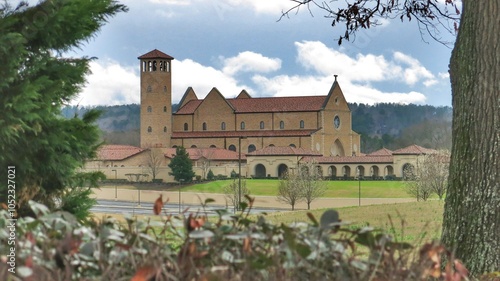 Картината върху платно Shrine of the Most Blessed Catholic Church in Alabama Sacrament