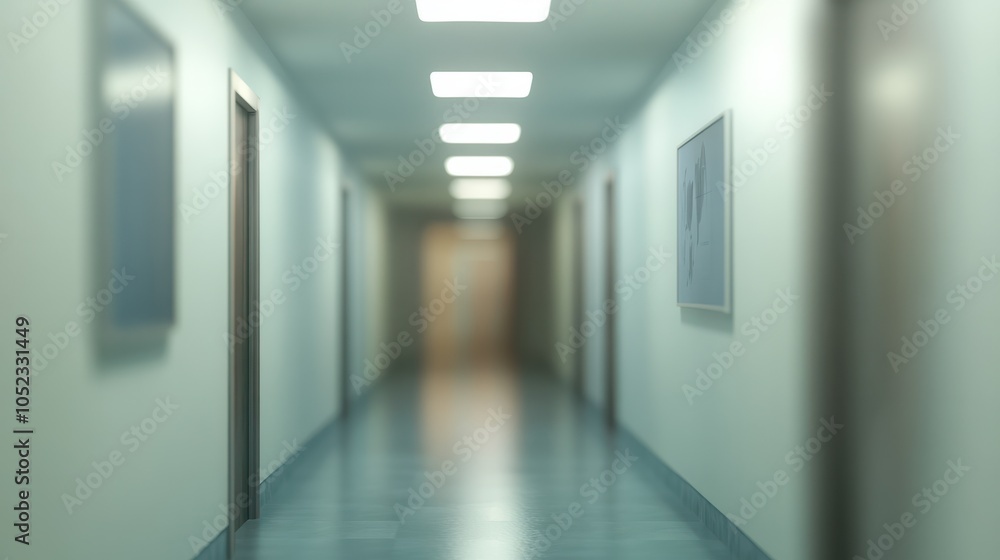blur image background of corridor in hospital or clinic image blur image background of corridor in hospital or clinic image