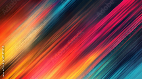 Wallpaper Mural Colorful abstract lines create a vibrant background Torontodigital.ca