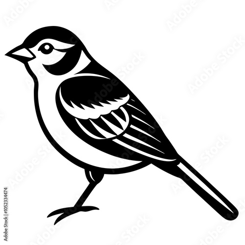 illustration of a sparrow