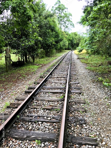 Velha estrada de ferro photo