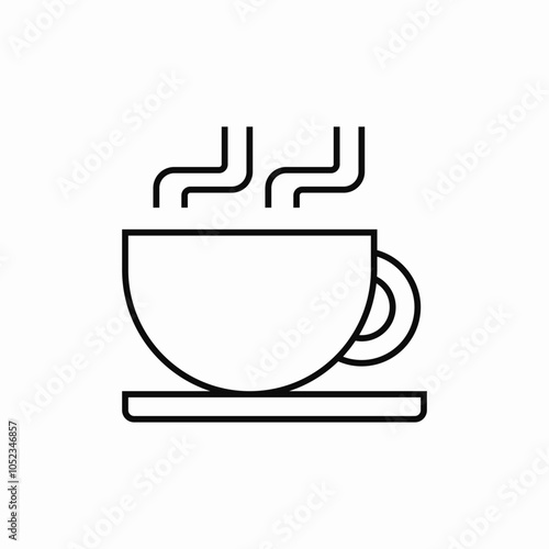 coffee cup icon sign vector