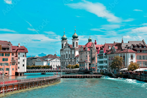 Photography Old colorful town