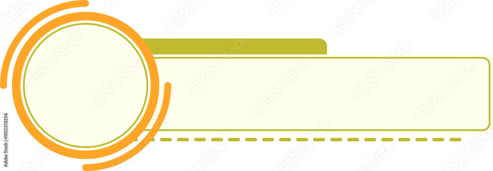 Obraz premium frame speech simple minimal