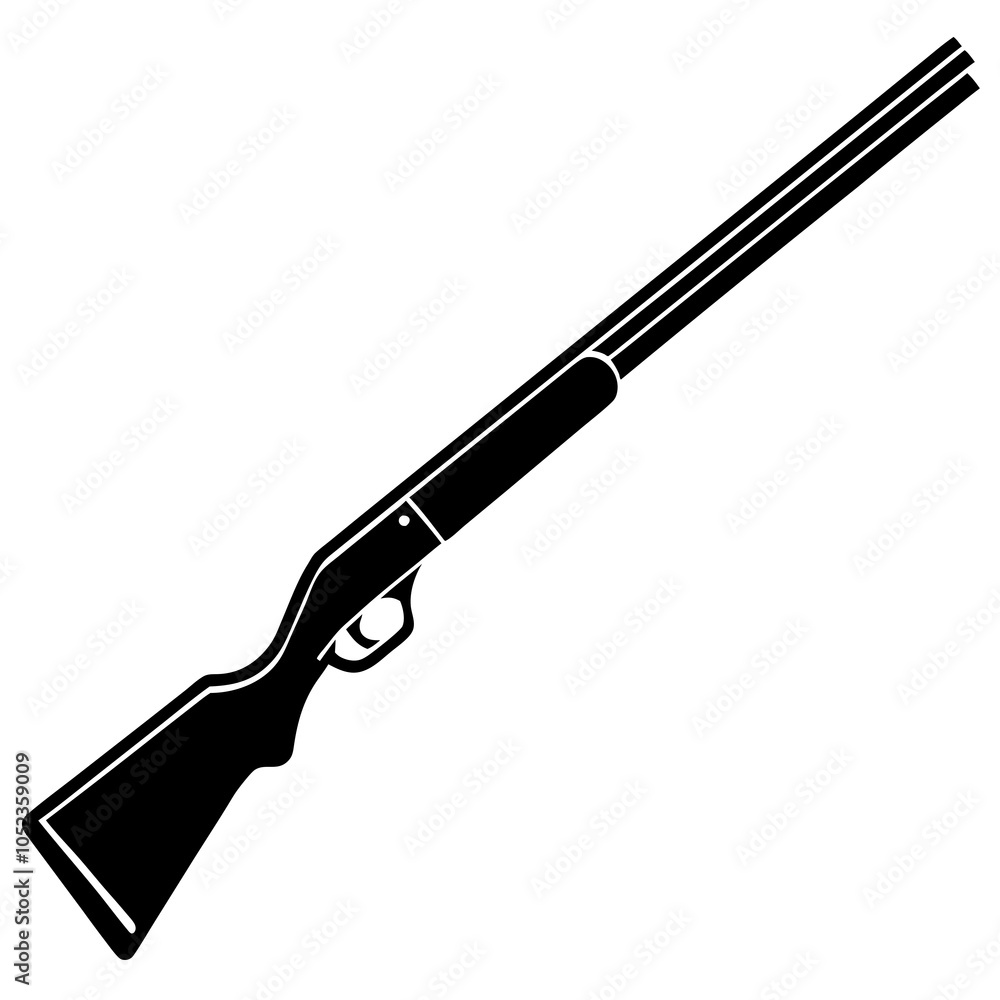 gun isolated on white gun isolated on white