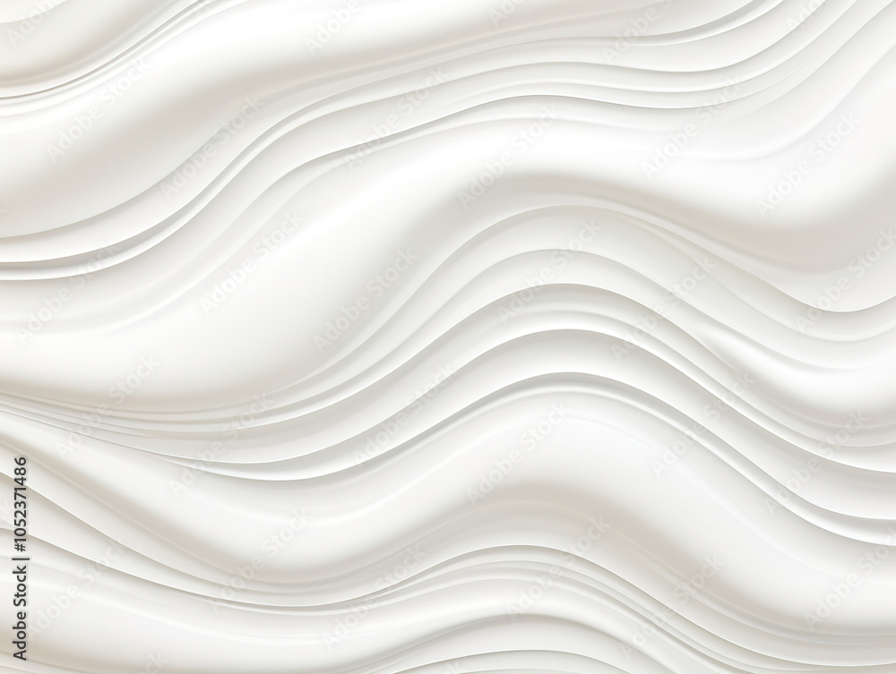 Panoramic Wallpaper Pattern with Soft Waves and Glossy Finish Panoramic Wallpaper Pattern with Soft Waves and Glossy Finish
