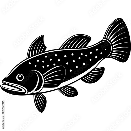 illustration of a burbot fish