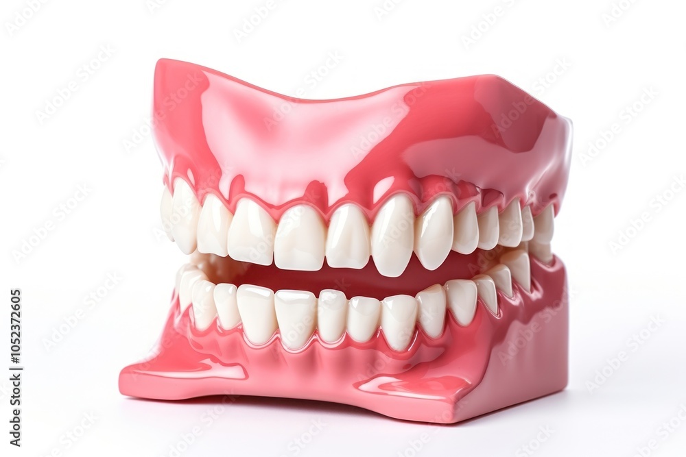 Dentist dental model teeth jaw white background. Dentist dental model teeth jaw white background.