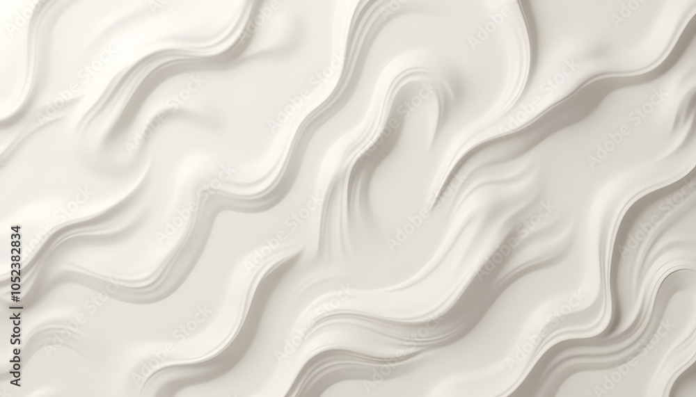 Fototapeta premium Elegant porcelain texture background with smooth waves and a soft, glossy appearance