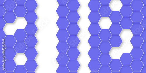 Abstract white background with hexagon and hexagonal background. Luxury white pattern with hexagons. abstract 3d hexagonal background with shadow. 3D futuristic abstract honeycomb mosaic background.