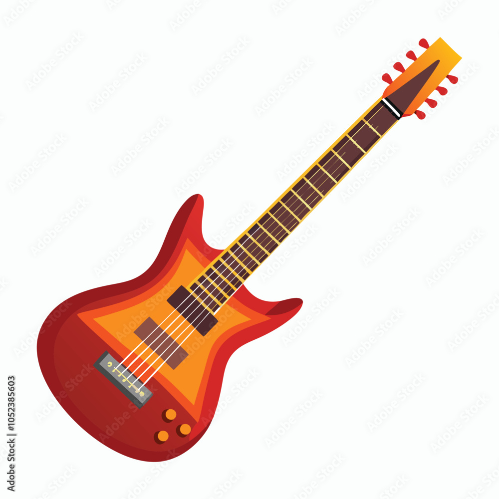 Obraz premium guitar vector design