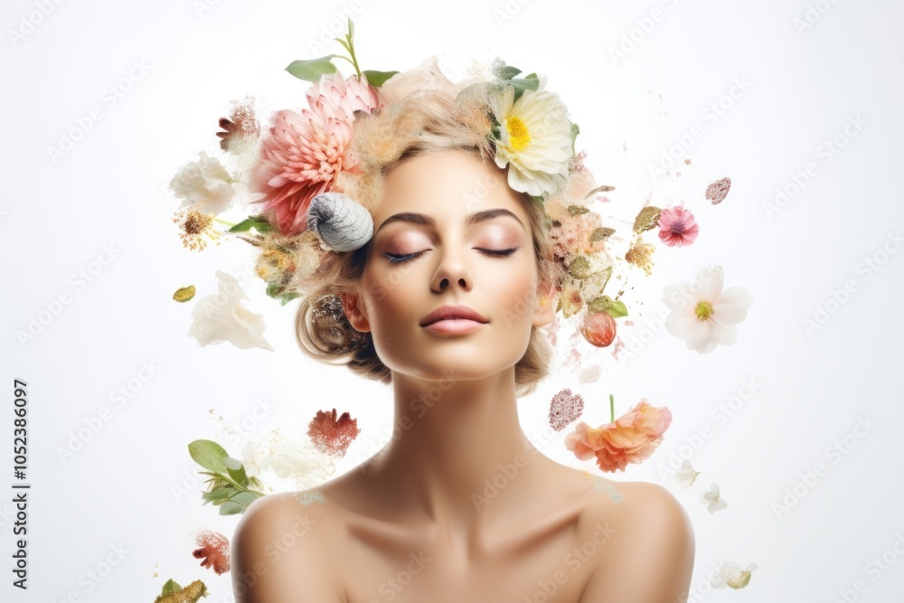 Wellness portrait flower plant. Wellness portrait flower plant.