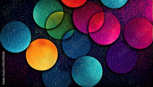 background with circles