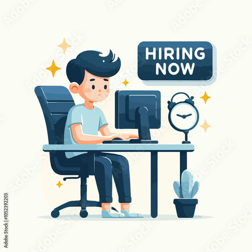 we are hiring vector