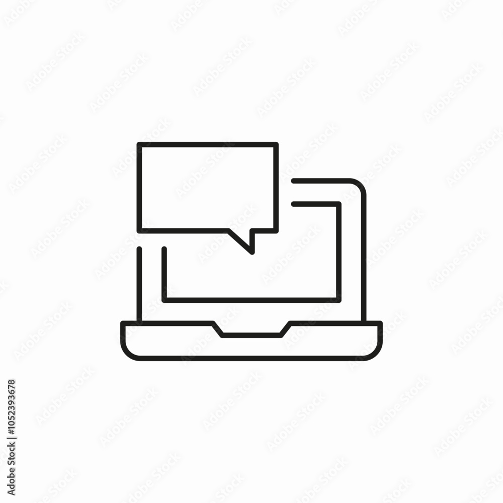 digital communication icon sign vector digital communication icon sign vector