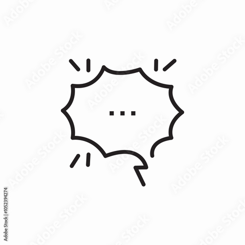 thought bubble icon sign vector