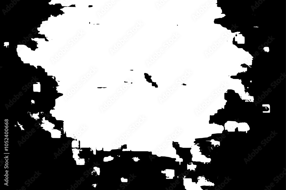 Obraz premium Grunge border vector texture background. Abstract frame overlay. Dirty and damaged backdrop.