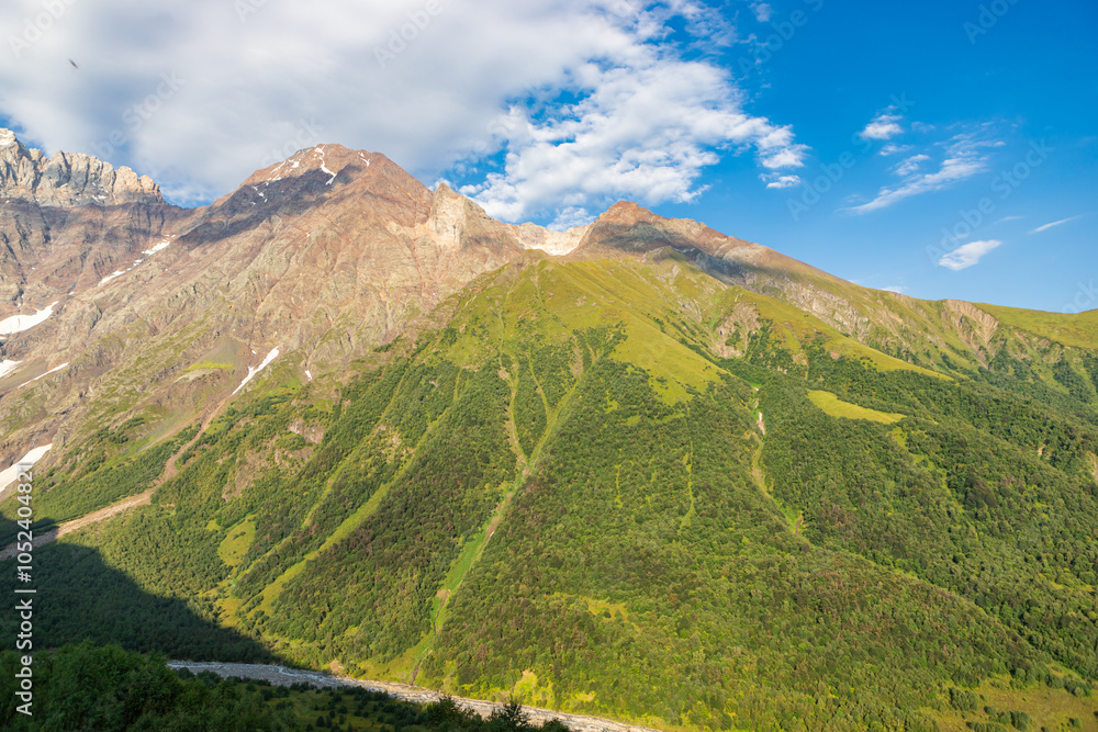 Koruldashi mountains at Racha-Lechkhumi and Lower Svaneti, Georgia
