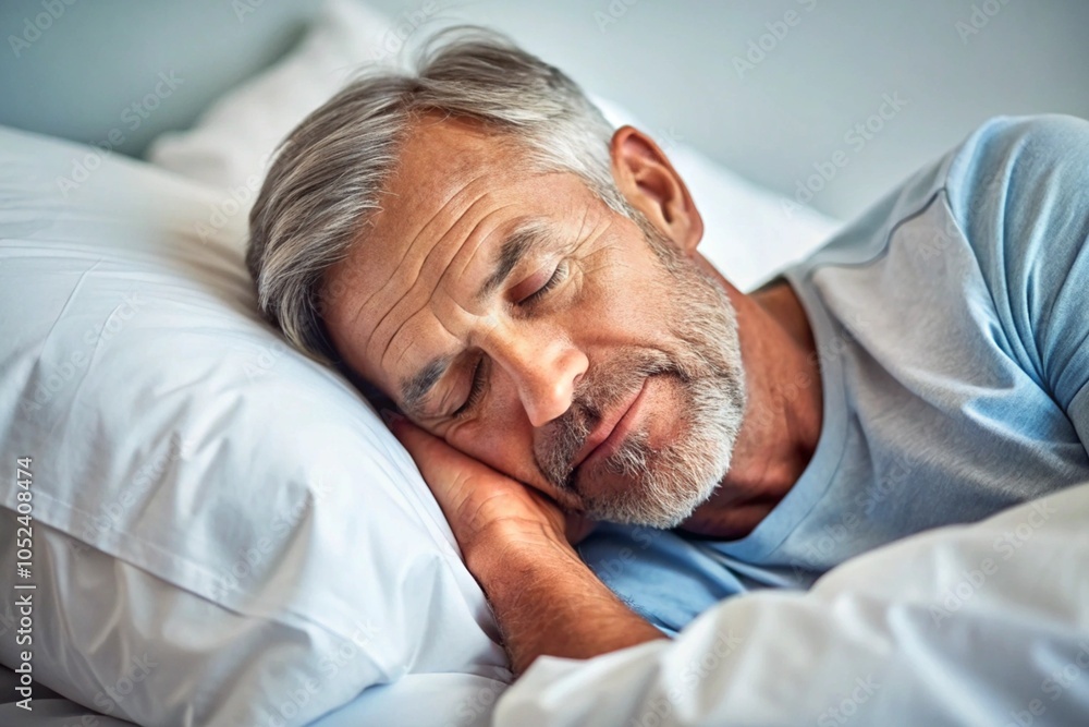 Peaceful Sleeping Man generative ai Peaceful Sleeping Man generative ai