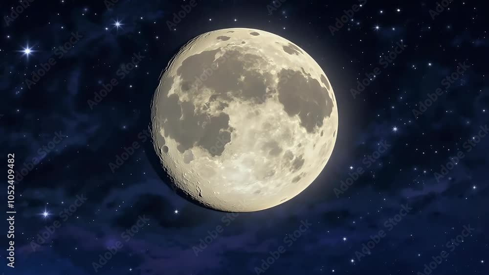 animation details complete cycle moon phases set backdrop twinkling stars beauty celestial movement looping 3Drendered video artwork astrology astronomy background blue cinematic animation details complete cycle moon phases set backdrop twinkling stars beauty celestial movement looping 3Drendered video artwork astrology astronomy background blue cinematic