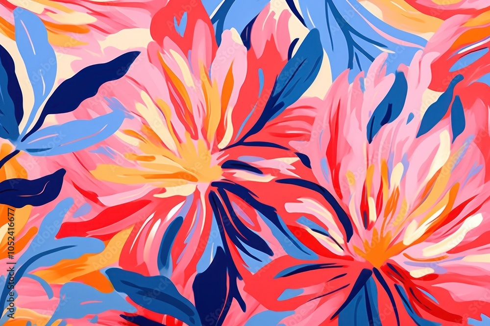 Floral pattern painting art floral pattern. Floral pattern painting art floral pattern.