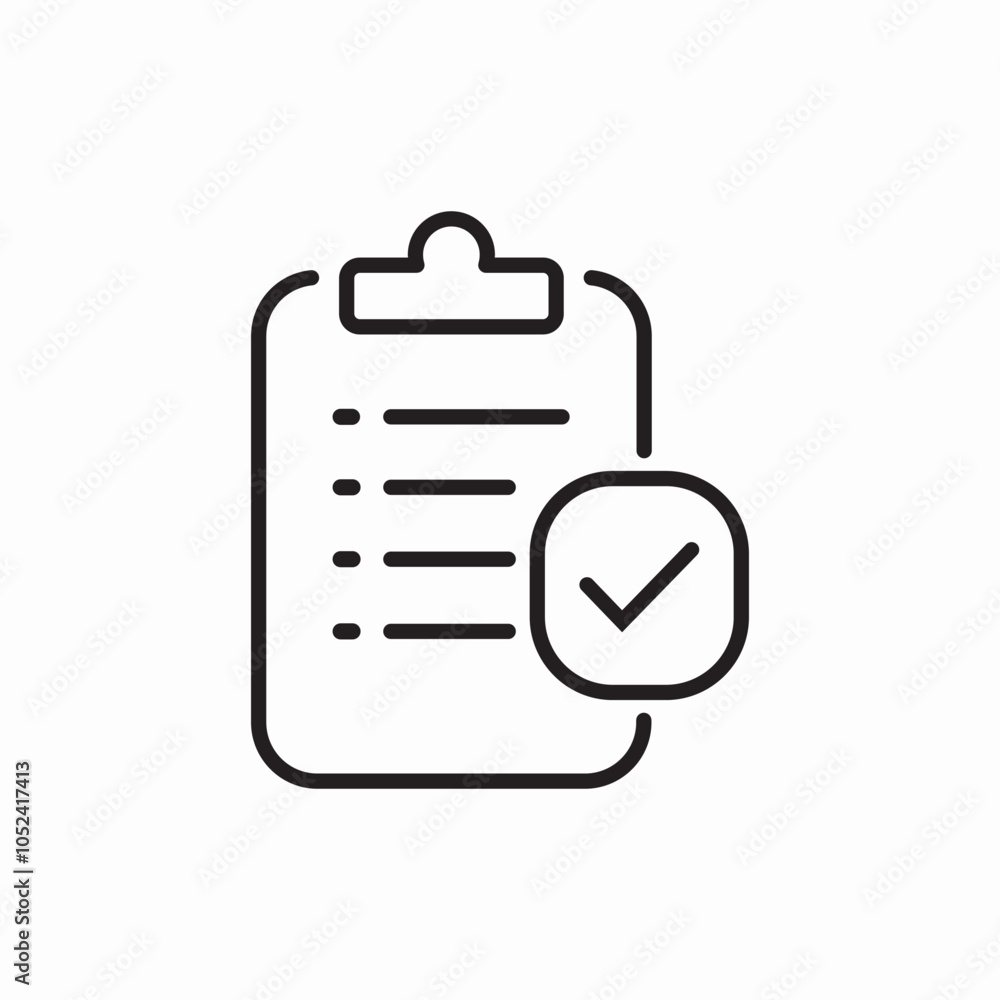 check list icon sign vector check list icon sign vector