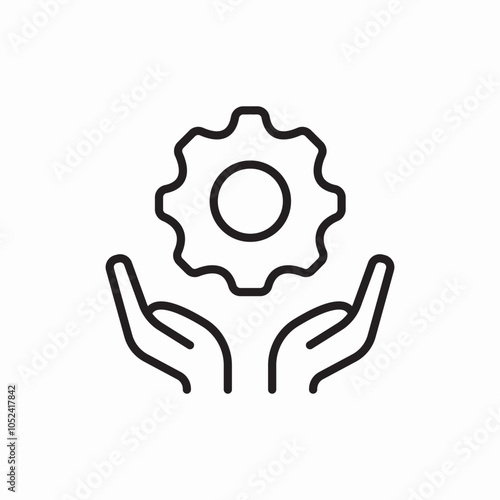 setting insurace skill ability icon sign vector