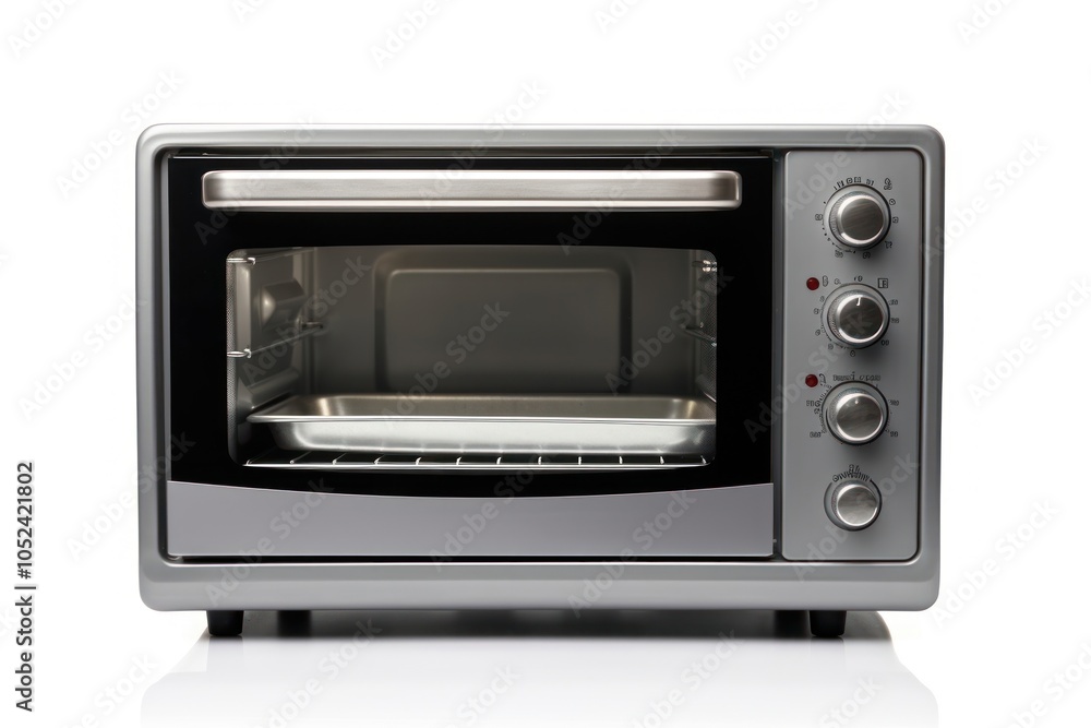Close electric oven appliance microwave white background. Close electric oven appliance microwave white background.