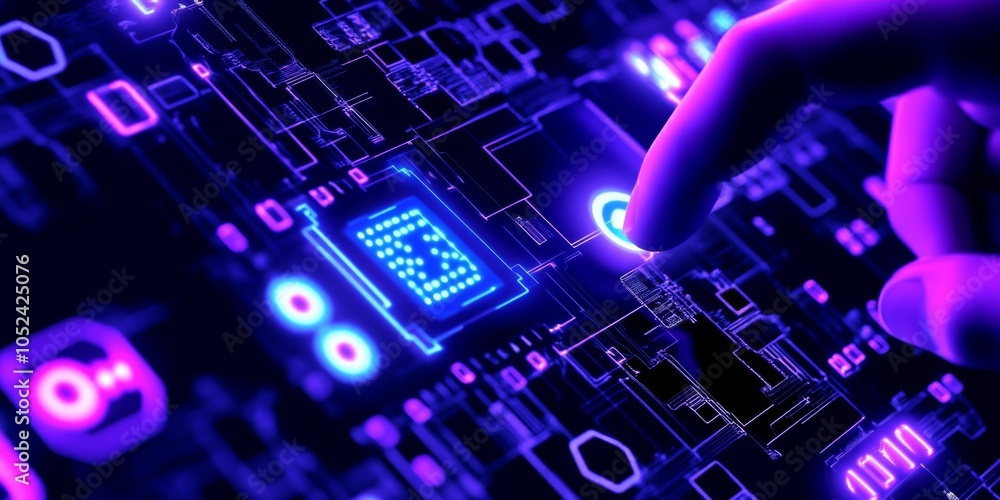 Naklejka premium The Concept of Data Integration Development on Digital Platforms