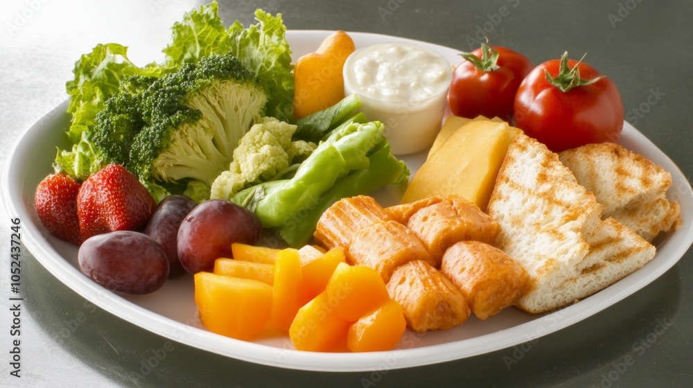 Children's lunch should be nutritionally balanced, including protein, carbohydrates, and fruits and vegetables to support their growth, strength, and energy for learning. Children's lunch should be nutritionally balanced, including protein, carbohydrates, and fruits and vegetables to support their growth, strength, and energy for learning.