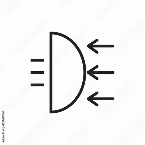 wear lenses icon sign vector