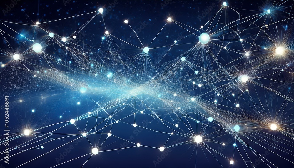 Abstract network concept Abstract network concept
