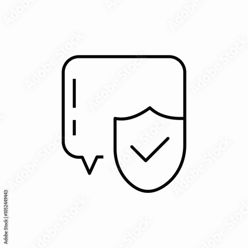 confirmed security icon sign vector