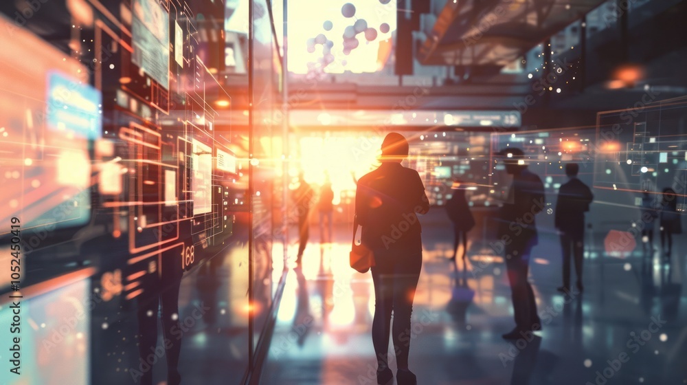 Data-driven marketing strategy with illustration of marketers using analytics tools to analyze customer data Data-driven marketing strategy with illustration of marketers using analytics tools to analyze customer data